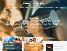 Tablet Screenshot of espace-form.fr